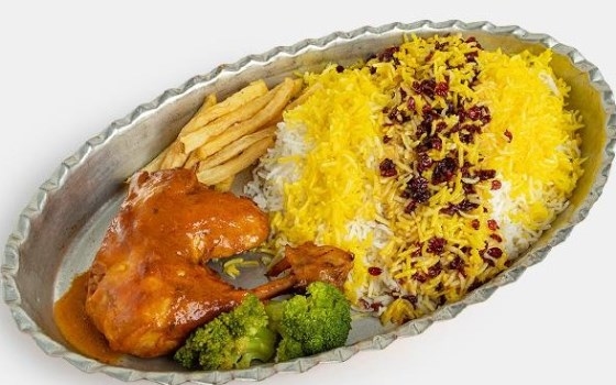 زرشک پلو با مرغ