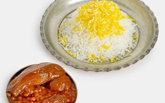 چلو قیمه بادمجان