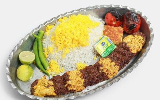 چلو کباب نگینی